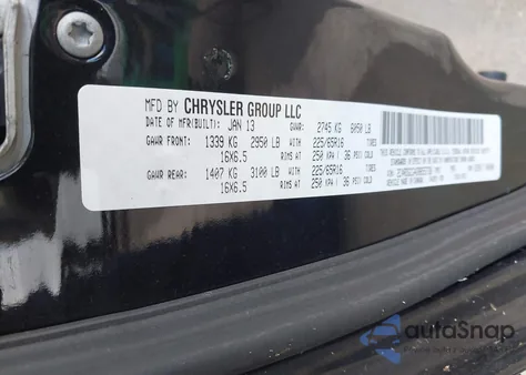 2013 Dodge Grand Caravan Sxt из США, поврежденный, VIN 2C4RDGCG4DR655738